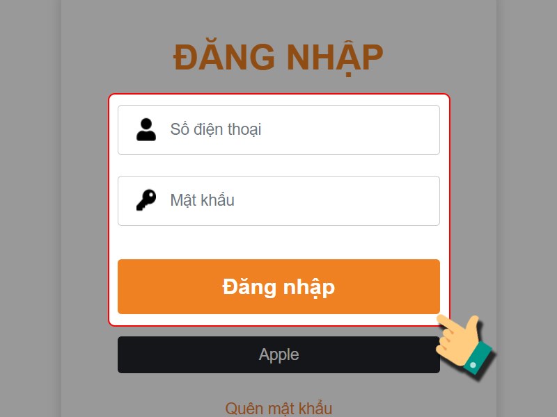 Đăng nhập tài khoản game