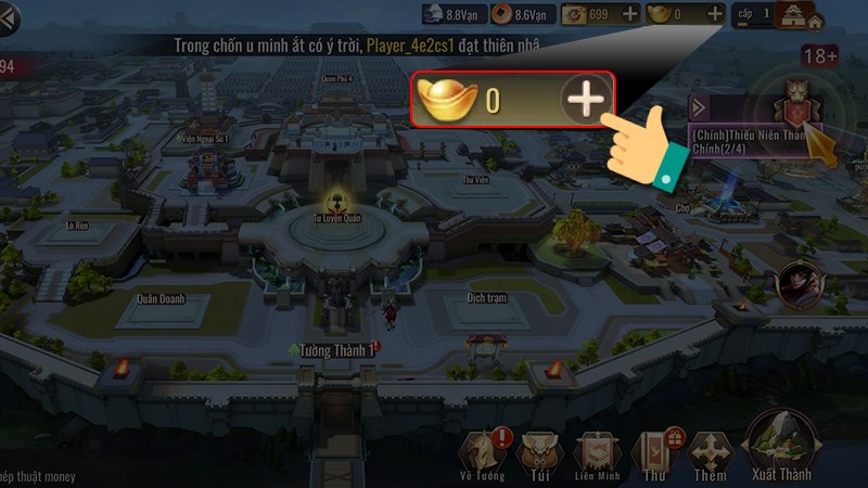 Chọn biểu tượng v&agrave;ng