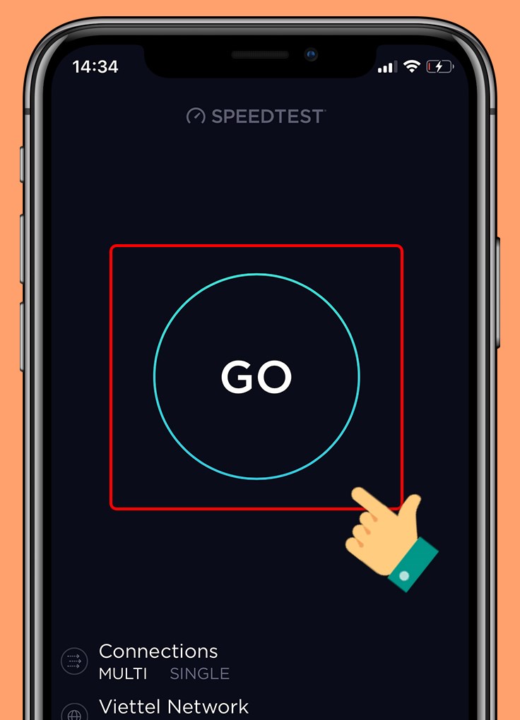 Nhấn v&agrave;o GO