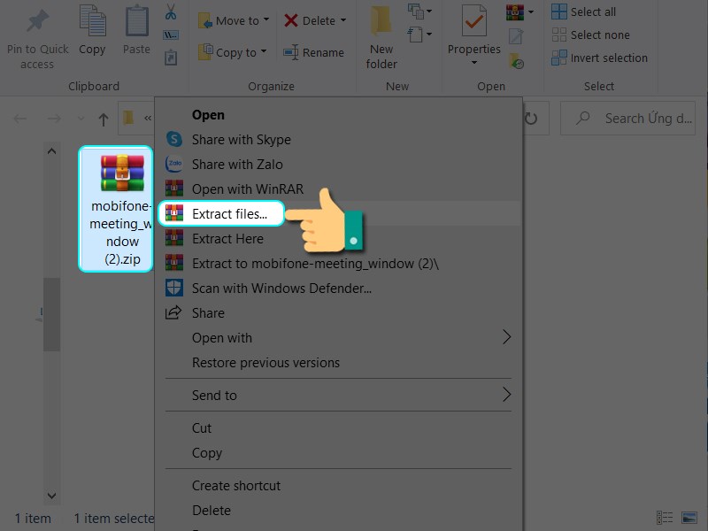 Giải n&eacute;n thư mục