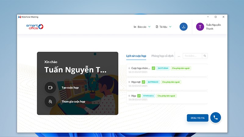 Giao diện ứng dụng