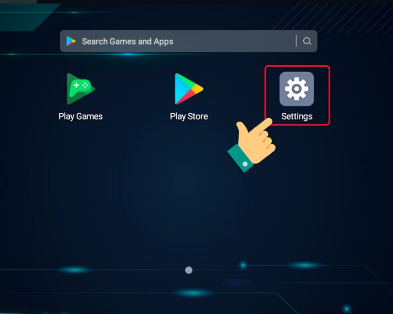 Settings trong Memu App Player