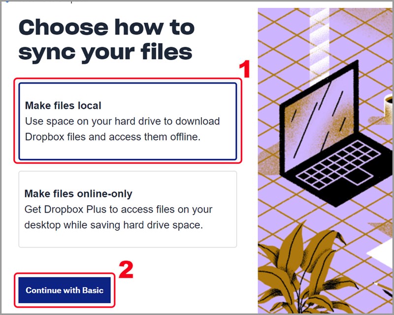 Chọn cách sync dữ liệu Chọn cách sync dữ liệu