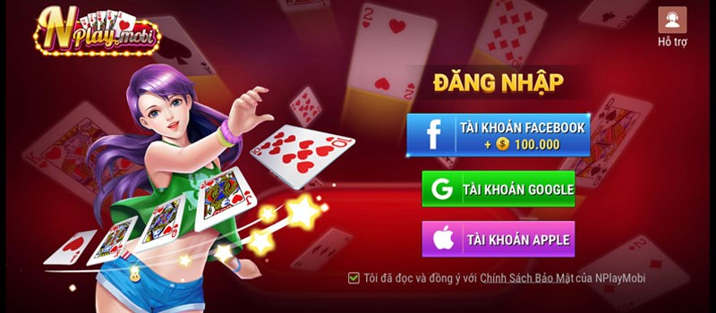 Hoàn thành bạn có thể mở game và Đăng nhập vào tài khoản