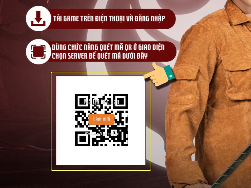 Quét mã QR Linh Giới 3D trên máy tính