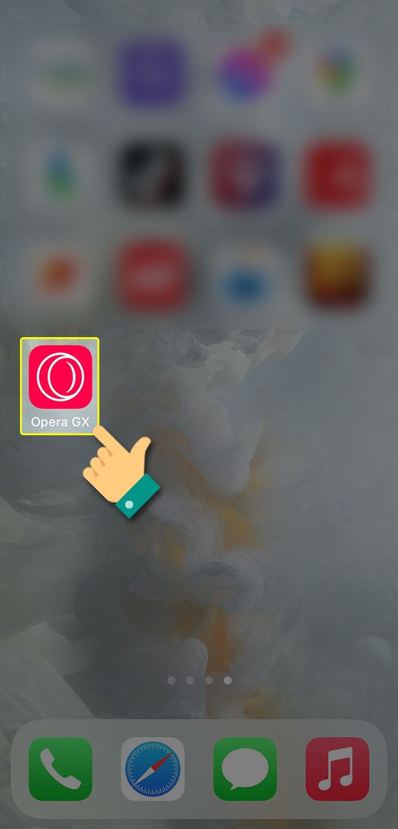 Nhấn v&agrave;o icon ứng dụng