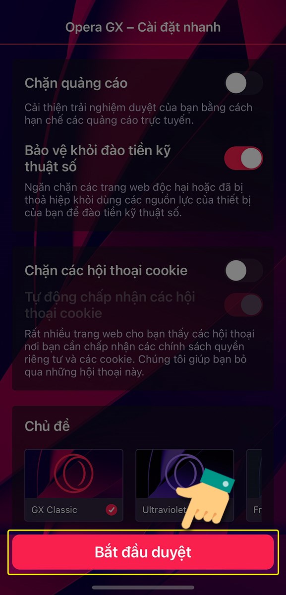 Bắt đầu sử dụng