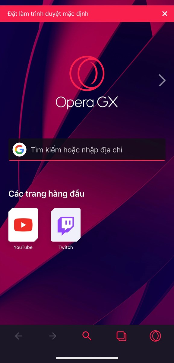 Giao diện ứng dụng
