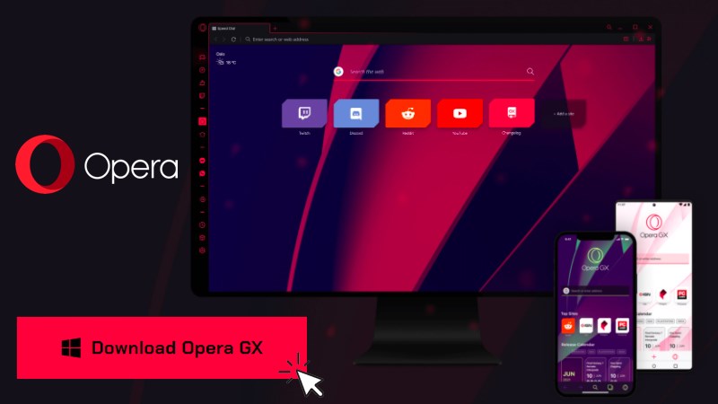 C&aacute;ch tải Opera GX đơn giản tr&ecirc;n điện thoại, m&aacute;y t&iacute;nh