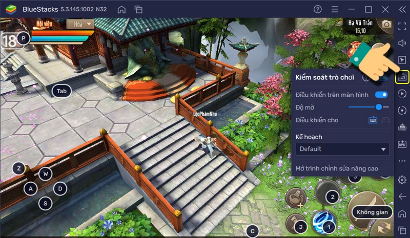 Bật tắt gợi &yacute; điều khiển bằng b&agrave;n ph&iacute;m nếu muốn