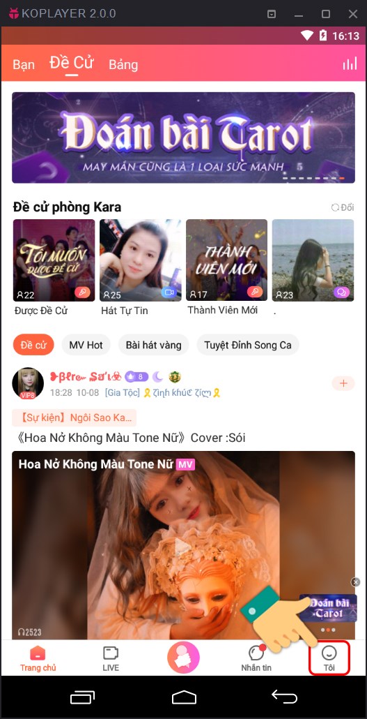 Nhấn vào Tôi Nhấn vào Tôi
