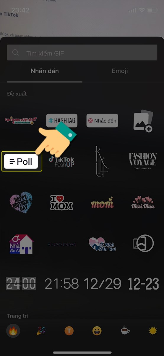 Chọn cuộc thăm d&ograve; &yacute; kiến