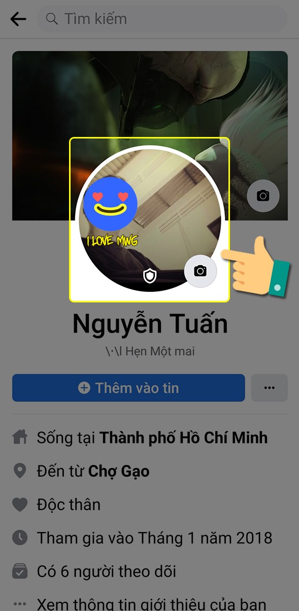 Chọn ảnh c&aacute; nh&acirc;n