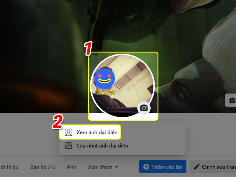 Nhấn v&agrave;o xem ảnh đại diện