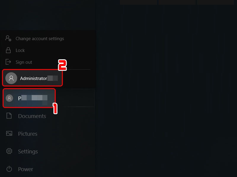 Chọn tài khoản Chọn tài khoản