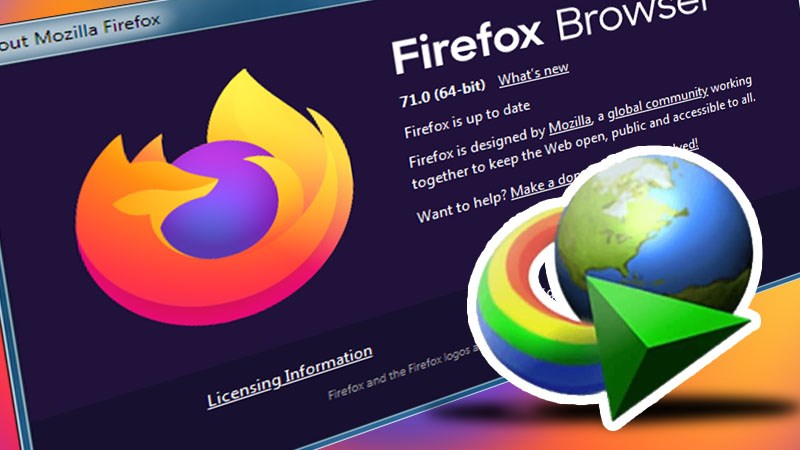 Thêm tiện ích IDM vào Firefox, sửa lỗi không bắt được link