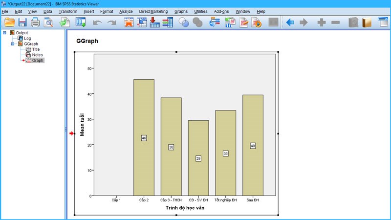 Biểu đồ SPSS: 2024 đưa Biểu đồ SPSS lên một tầm cao mới với sự cải tiến về giao diện và tính năng hiển thị dữ liệu đa dạng. Dễ dàng trực quan hóa kết quả phân tích dữ liệu, giúp người dùng nhanh chóng có cái nhìn chính xác và sâu sắc đối với dữ liệu của mình.