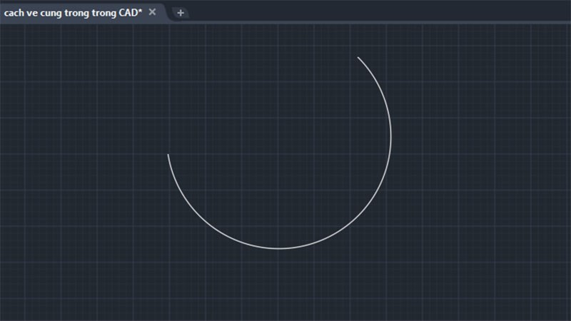 Cách vẽ cung tròn trong CAD cực chi tiết, dễ thực hiện