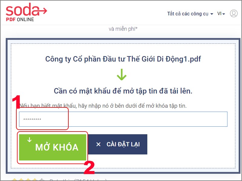 Nhập mật khẩu file PDF