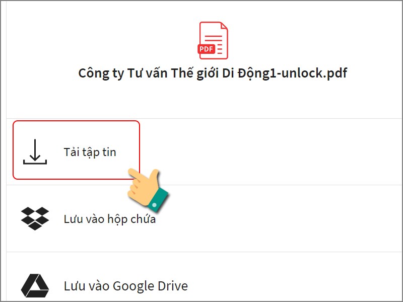 Tải tệp tin