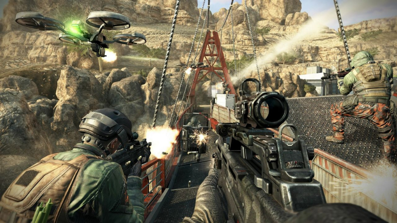 Giao diện game Call of Duty: Black Ops 2