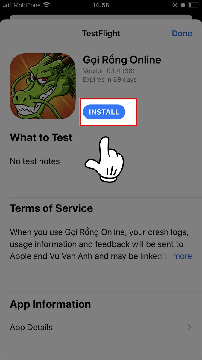 Chọn C&agrave;i đặt (Install)