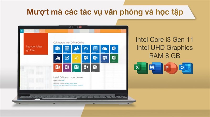 Chạy mượt tr&ecirc;n c&aacute;c t&aacute;c vụ văn ph&ograve;ng