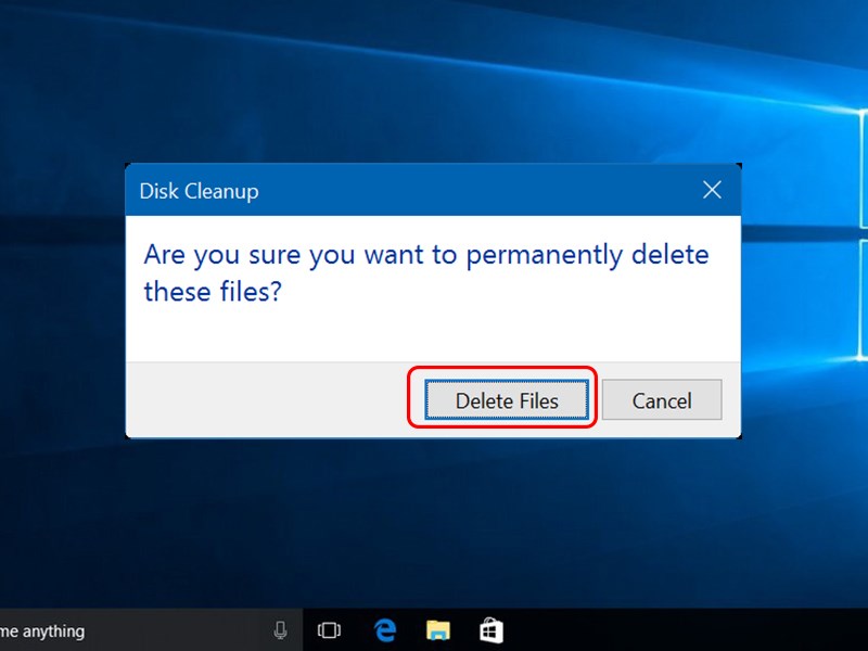 Chọn Delete files để tiến hành xóa các Driver cũ đã lỗi thời trên máy tính của bạn.