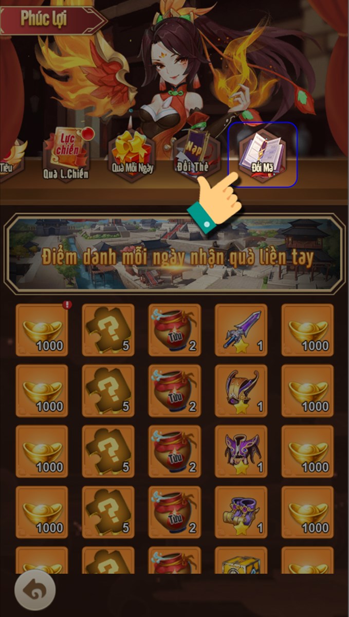 Chọn đổi mã
