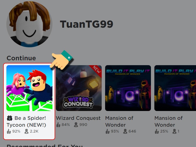 Mở game Be A Spider Tycoon