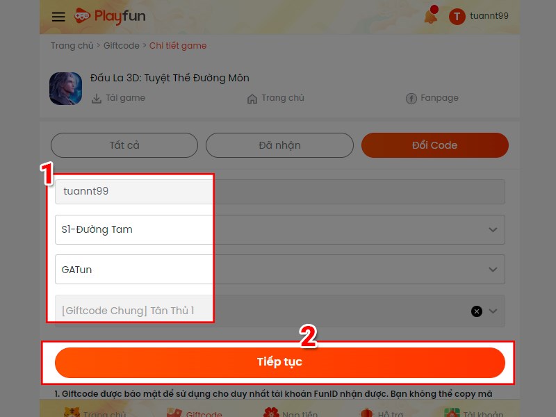 Chọn nh&acirc;n vật