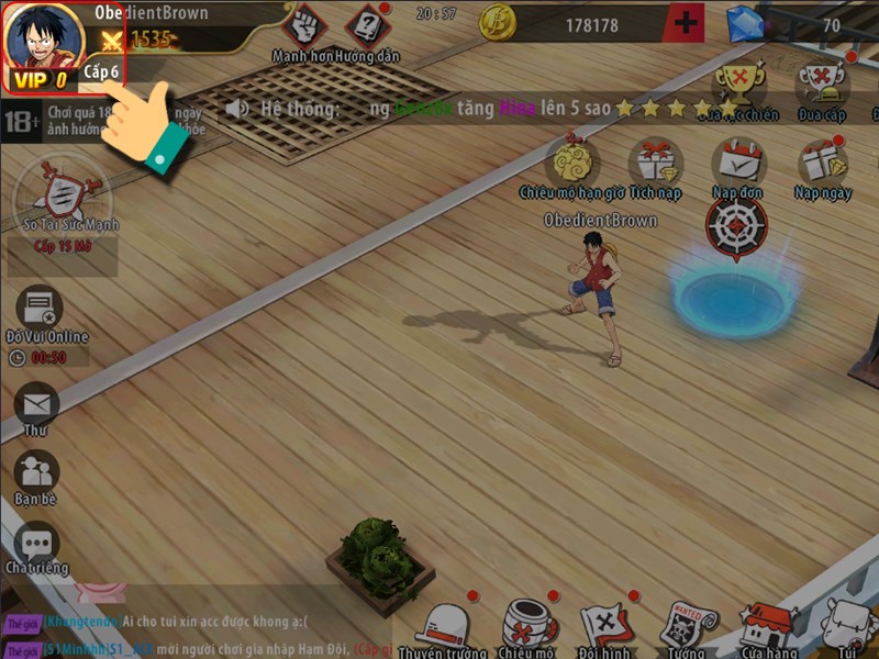 Nhấn v&agrave;o avatar