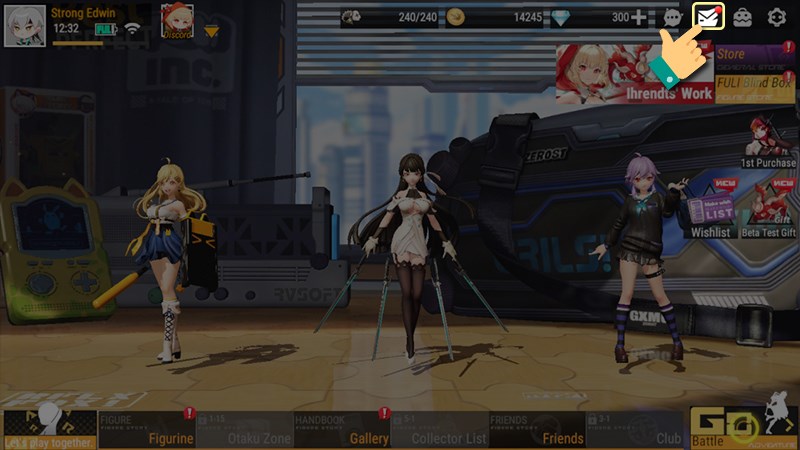 Nhấn v&agrave;o thư