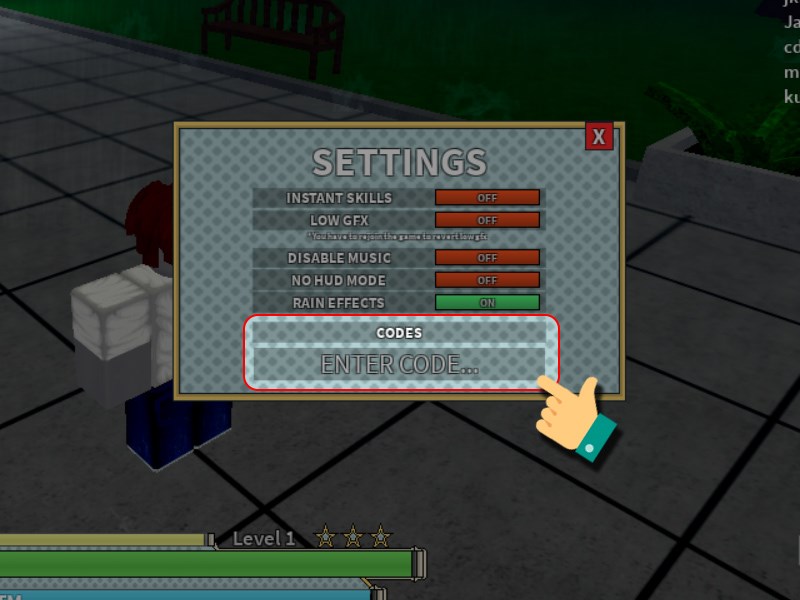 Nhập code bạn c&oacute; v&agrave;o Enter code