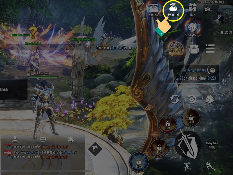 V&agrave;o ph&uacute;c lợi