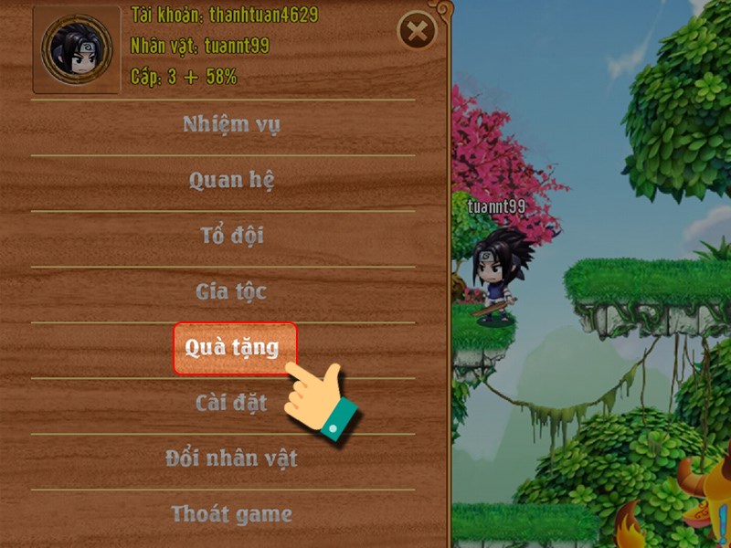 Chọn qu&agrave; tặng