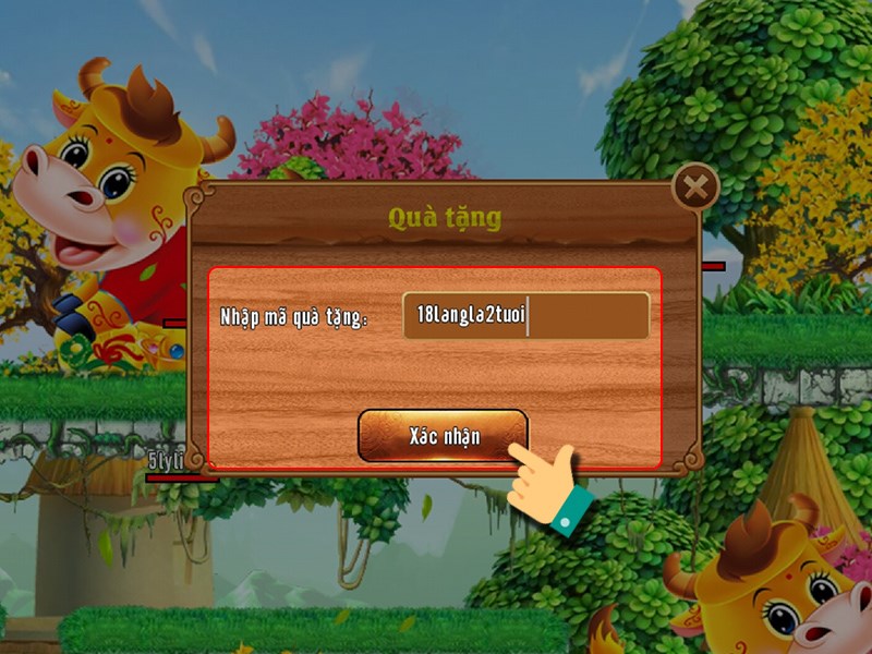 Nhập code bạn c&oacute;