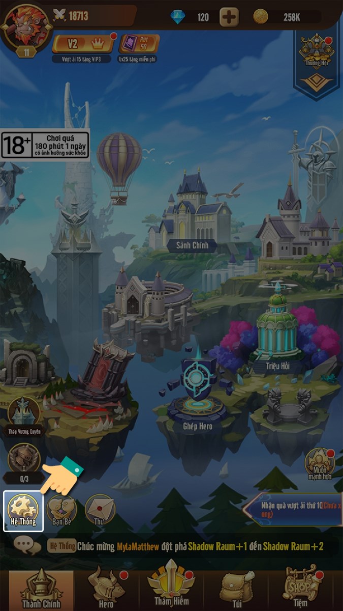 V&agrave;o c&agrave;i đặt