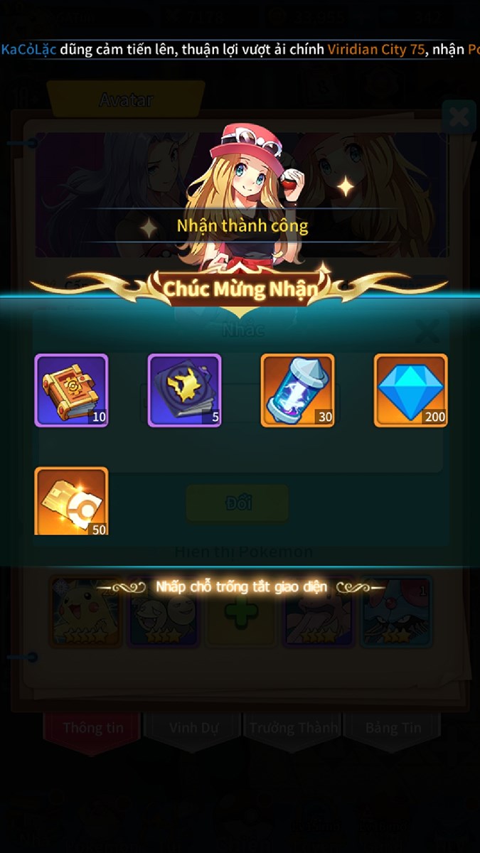 Nhận qu&agrave; th&agrave;nh c&ocirc;ng