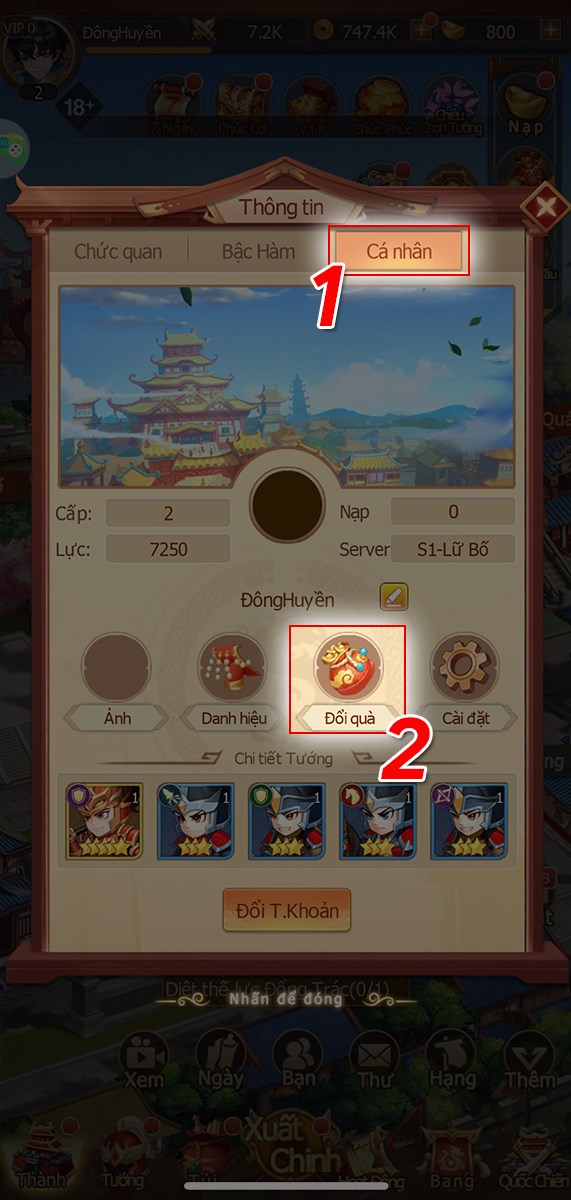 Chọn đổi qu&agrave;