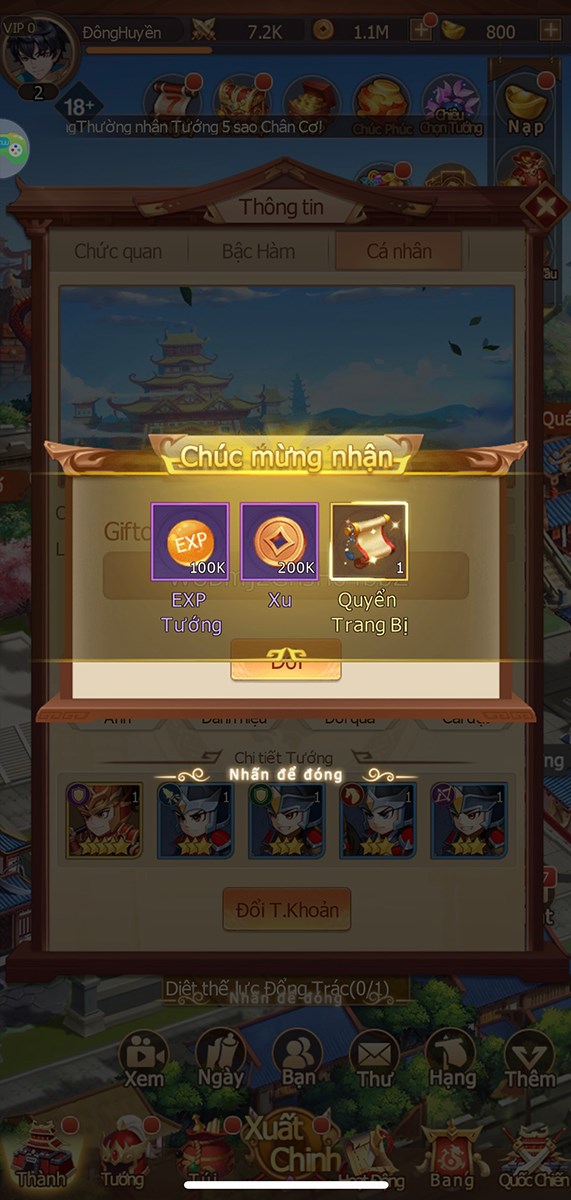 Th&ocirc;ng b&aacute;o nhận qu&agrave; th&agrave;nh c&ocirc;ng