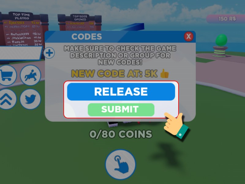 Nhập code bạn có vào đây
