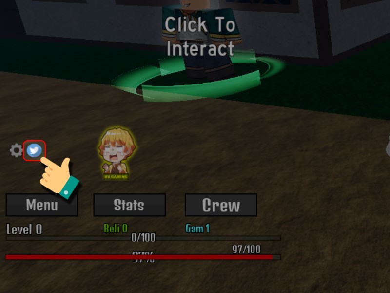 Nhấn vào biểu tượng nhập code