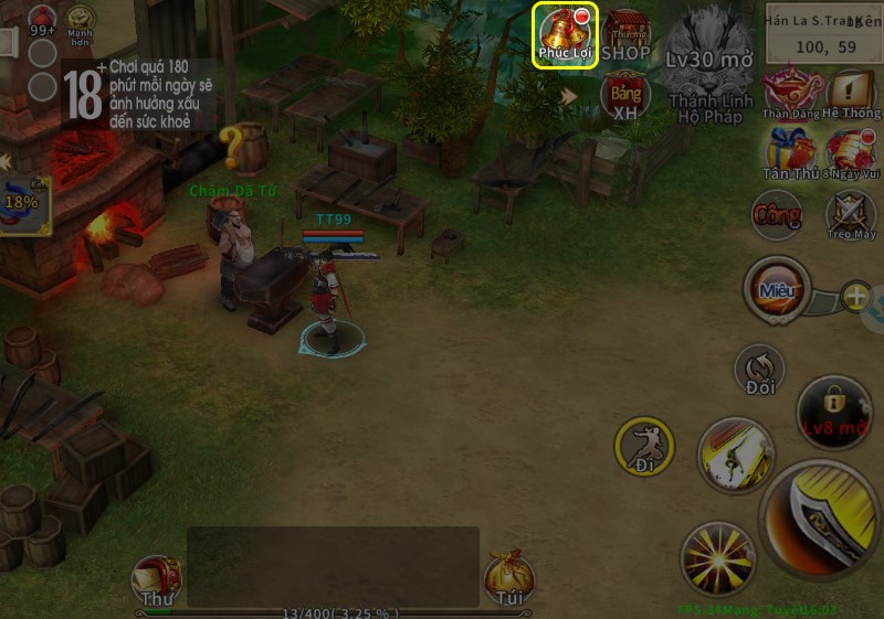 Nhấn v&agrave;o ph&uacute;c lợi