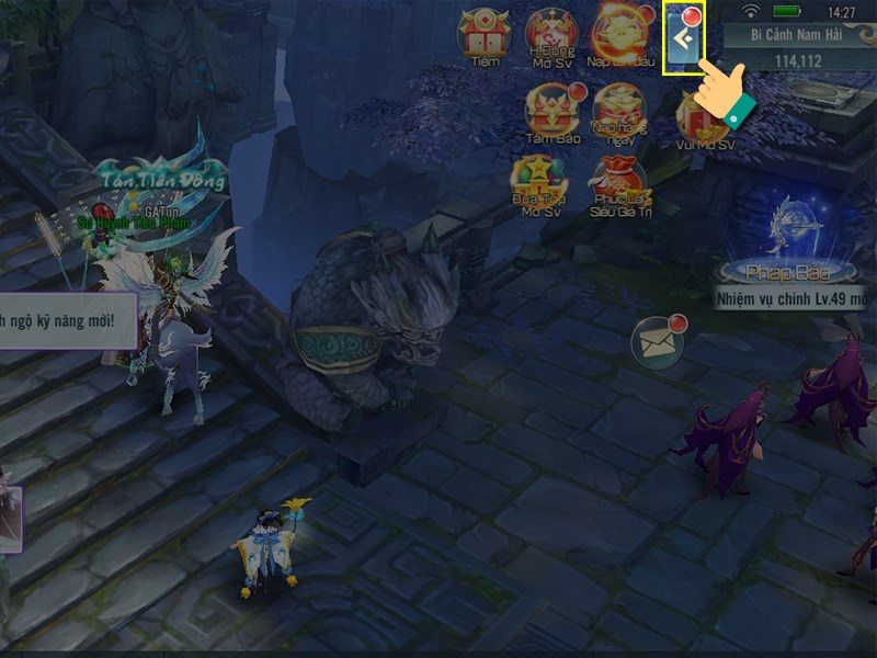 Nhấn v&agrave;o n&uacute;t mũi t&ecirc;n