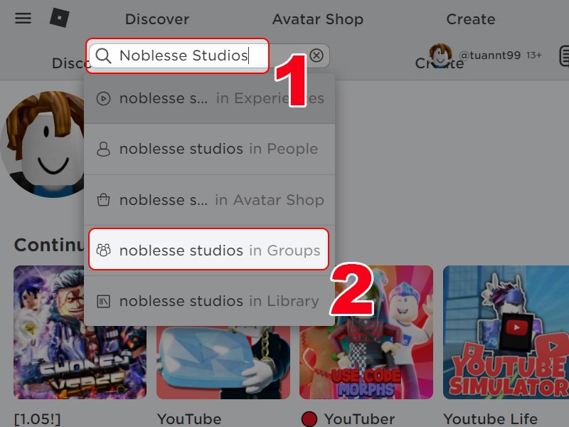 Tìm kiếm Noblesse Studios in Groups