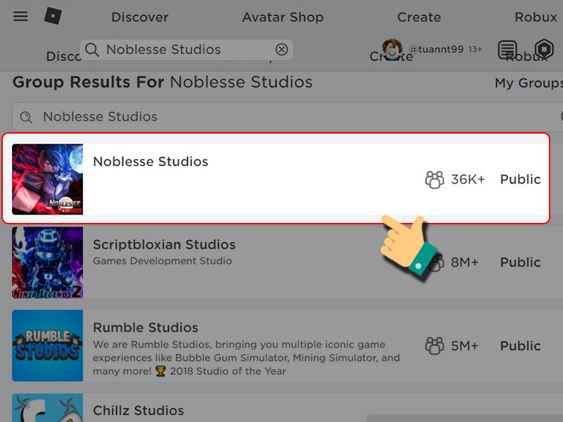 Chọn Noblesse Studios