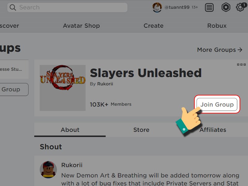 Code Slayers Unleashed 17/12/2023, Slayers Unleashed code mới nhất