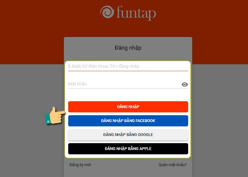 Đăng nhập t&agrave;i khoản