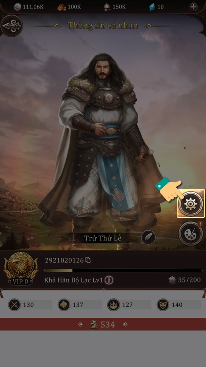 Chọn cài đặt Chọn cài đặt